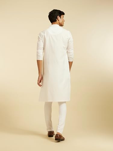 Image of DIWAS BY MANYAVAR Men's Cotton Textured | Stone Work Kurta (1pc)