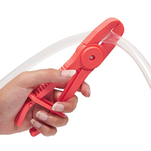 3 Pack Hose Clamp Pliers - Pinch Pliers - Line Clamps for Brake Hoses, Fuel Hoses, Gas Lines, Coolant Hoses, Radiator Hoses, Most Flexible Hoses, Red