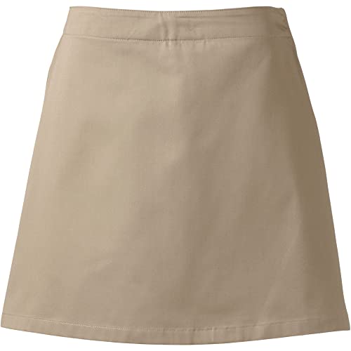 Lands' End School Uniform Young Women's Blend Chino Skort Above Knee3
