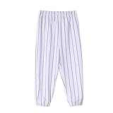 BAICAIYU Kids Baseball Stripe Long Pants Boys and Girls Active Sports Shorts Baby First Birthday Outfit Summer Clothing (Stripe-S,9Months,9 Months)