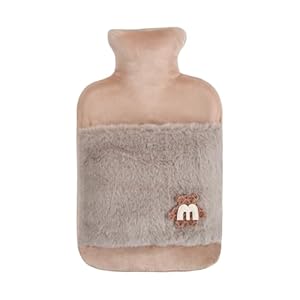 Amexo Premium Wärmflasche mit Bezug 2L