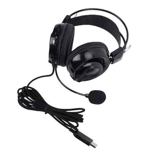 Zunate Casque USB avec Micro à Perche Pliable, Son de qualité Supérieure pour Les Cours en Ligne, Confortable pour Une Longue Tenue