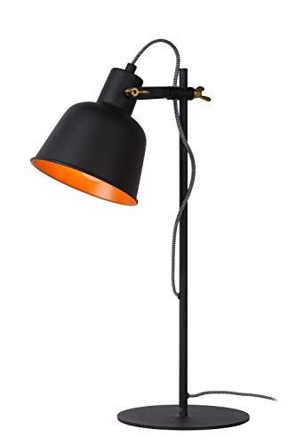 Preisvergleich Produktbild Lucide PIA - Tischlampe - 1xE27 - Schwarz