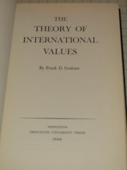 Hardcover The theory of international values Book