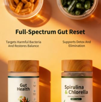 Salute intestinale e Spirulina: Supporta la salute dell'apparato digerente | migliora l'energia e la vitalità quotidiana, aiuta nella disintossicazione, regola il sistema immunitario, non OGM, vegano