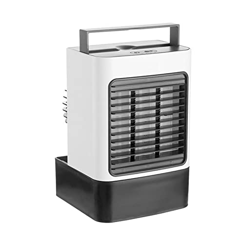 DieffematicKTY Climatiseur Mobile Mini Portable Air Conditioner Cooling Fan for Home Office Air Cooler (Color : White)