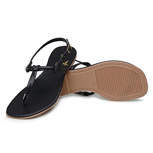 Rasteirinha Feminina Slide GuGi Sandália Aberta Salto Baixo Premium Cor:Preto 2087;Tamanho:37