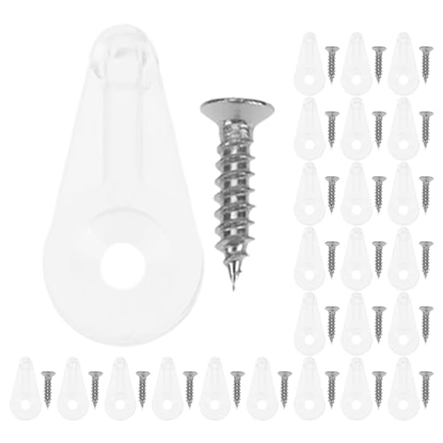 Ipetboom 120 Clips Para Puertas De Cristal Para Armarios De Cocina Para Sujetar Cristales Marcos Herrajes Seguros Para Ventanas Color