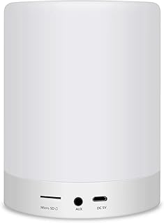 مكبر صوت بلوتوث مع إضاءة ملونة يعمل باللمس ويدعم تشغيل تنسيق ام بي 3 وبطاقة ذاكرة، موديل CL-671