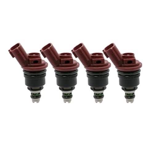 4Pcs OEM 750cc Jecs Side Feed Fuel Injectors Nozzle Common