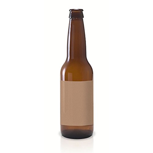 30 Large Beer Bottle Kraft Printable Labels, 4X3 Inches #TOP3