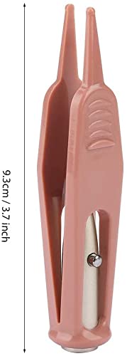 Pince à épiler pour bébé, matériau de qualité supérieure, pince de nettoyage pour bébé sûre et durable, facile à clipser avec la lumière pour un nettoyant sans bavure pour le nez et l'oreille