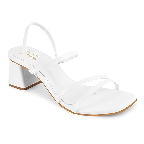 Image of JM LOOKS Fashion Women Stylish Casual Block Heel Sandal Fancy Solid Comfortable Sole For Womens & Girls