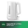 Philips Série 3000 Bouilloire Électrique - 1,7 L, Ébullition Rapide, Couvercle à Ressort, Voyant Lumineux, Base 360°, Filtre Anti-Calcaire (HD9318/00) #4