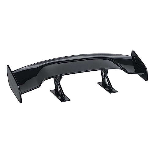Image of Universal Mini Car Spoiler Wing | Premium ABS Auto Tail Wing Black | Easy Peel & Stick Installation for All Cars | Enhanced Driving Stability|1Pcs Car Mini Spoiler Wing
