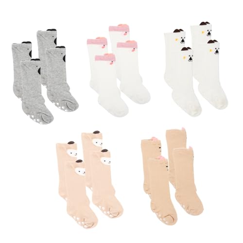 UPKOCH 10 Calcetines para Niña Antideslizantes Gruesos Cálidos y Elásticos Calcetines de Invierno para Recién Nacidos y Pequeños Suaves y Cómodos para Uso Interior y Exterior