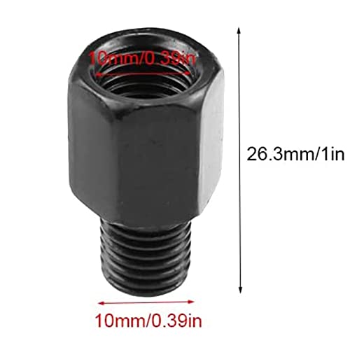 Extensor de montagem de espelho de motocicleta - Parafusos do retrovisor de motocicleta - Conversor