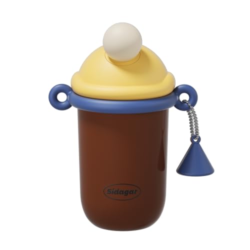 Sidagar �^���u���[520 ml �^��f�M �R��h�~ �X�e�����X�R�[�q�[�J�b�v �ۉ��ۗ₨����ꐅ���A�j�������̃I�t�B�X�O�o�A���s�ɓK�����X�g���b�v���� �w�[�[���i�b�c�u���E��