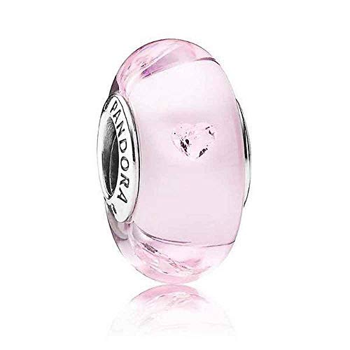 Preisvergleich Produktbild Pandora Damen-Charm Moments Herz 925 Silber Zirkonia rosa - 791632PCZ