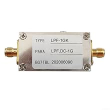 [MULTIPLE FREQUENCY SOLUTIONS] This RF Low Pass Filter module includes various models like LPF 1MK through LPF 1GK, designed to handle frequencies from 1MHz up to 1GHz effectively. [DEPENDABLE OPERATION] Built with rigorous testing protocols in place...