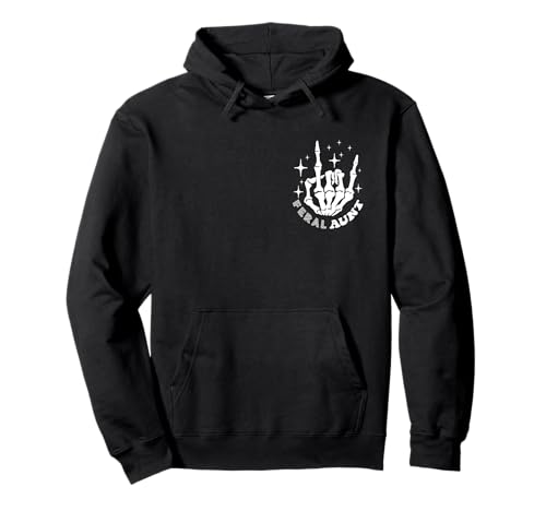 Groovy Somebody'S Feral Aunt Cool Aunts Club Funny Auntie Pullover Hoodie cover