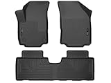 Husky Liners Weatherbeater Floor Mats | Fits 2018-2024 Chevrolet Equinox | Front & 2nd Row, 3-pc Black - 99131