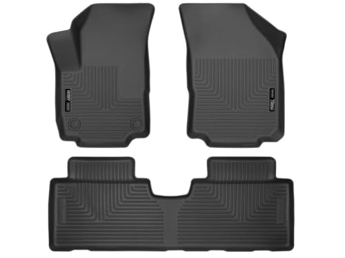 Husky Liners Weatherbeater Floor Mats | Fits 2018-2024 Chevrolet Equinox | Front & 2nd Row, 3-pc Black - 99131