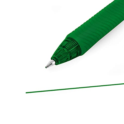 Bolígrafo Pentel EnerGel X BL107 retráctil verde 0.7mm pack x3 miniatura 2