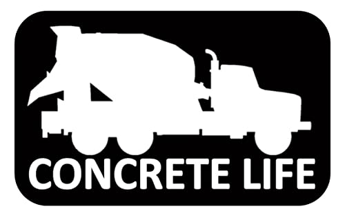 Concrete Life Sticker 8" Decal tp 1214 Truck Finisher
