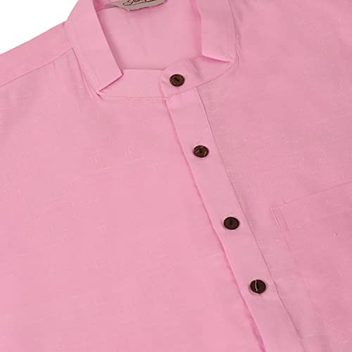 Image of Jompers Men's Cotton Ethnic Solid Kurta.