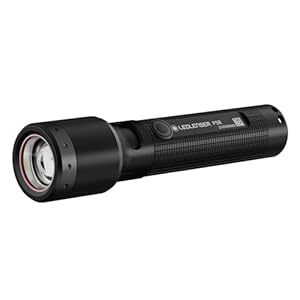 Ledlenser P5R LED Taschenlampe, wiederaufladbar, 750 Lumen, 280m Fokus, USB-C, IP68 wasserdicht, 20 Stunden Laufzeit, Mini-Außenleuchte für Camping, Wandern, Hundespaziergänge