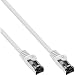 Produktbild InLine® Patchkabel, S/FTP (PiMf), Cat.8.1, 2000MHz, halogenfrei, Kupfer, weiß, 10m
