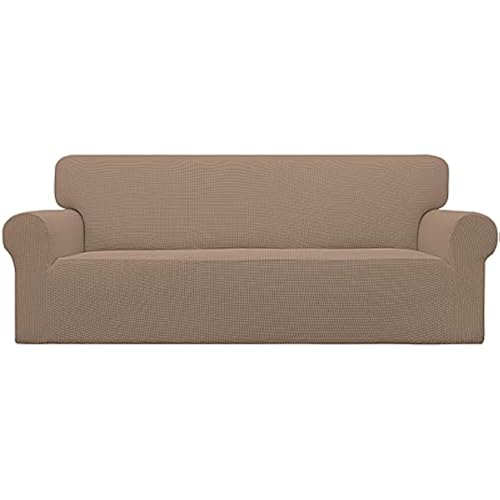 Easy-Going Stretch Couch Covers for Sofa Washable Large Camel