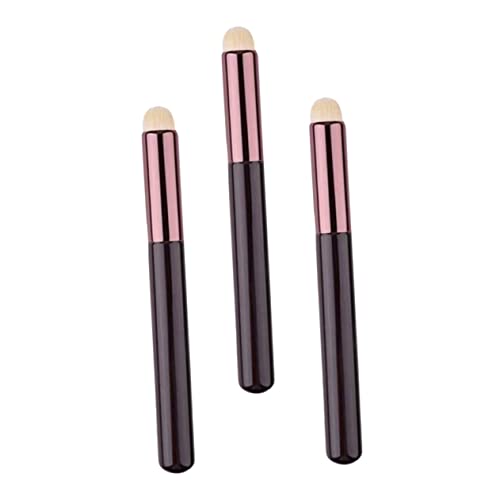 FOMIYES Multi-function Concealer Brush Lip Brush 3pcs Set Smudge Makeup Brush for Lip Gloss Pigment Professional Makeup Tools