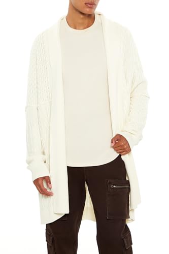 Forever 21 Men's Fisherman Cardigan Sweater2