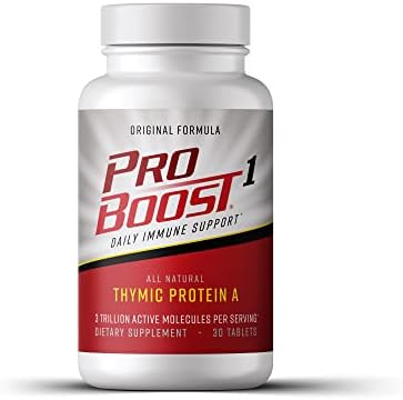 ProBoost, Thymic Protein A (TPA), Non-GMO, Unflavored Dietary Supplement with Fast Sublingual Dissolve Time - Daily Immune Support Supplement by Genicel, Inc. (30 Tablets)