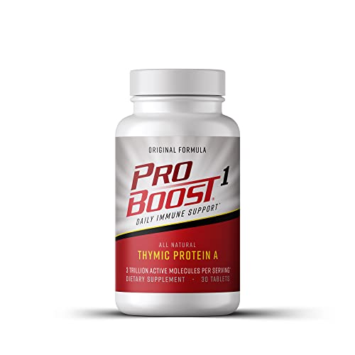 Proboost, Thymic Protein A (Tpa), Non-Gmo, Unflavored Dietary Supplement With Fast Sublingual Dissolve Time - Daily Immune Support Supplement By Genicel, Inc. (30 Tablets) #TOP2
