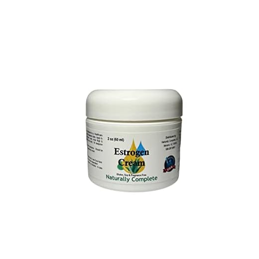 Naturally Complete Estrogen Cream 2 oz. Jar | Non GMO | Soy Free | Gluten Free | Fragrance Free