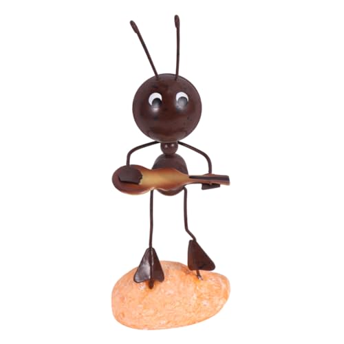 Gatuida Figurilla de Hormiga de Resina con Diseño Retro y Temática Náutica Adorno Artístico para Escritorio y Decoración de Hogar Oficina Sala y Cafetería Figura Creativa de Hierro para