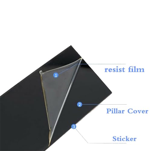 Pegatinas de pilar de ventana negra para lucir un Hyundai Elantra impecable 2