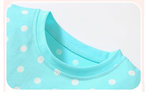 Toddler Girls Short Sleeve Cotton Dress Casual Summer Clothes Swing Sundress3