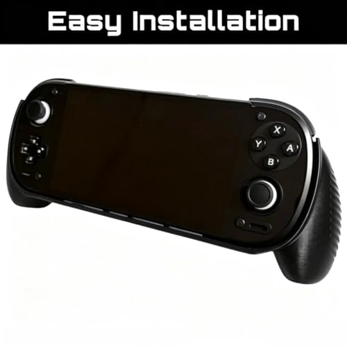 Générique Poignée Imprimée en 3D pour Retroid Pocket 6 – Support de Manette Ergonomique en PLA+, Idéal pour les Jeux de Combat et d'Action, Installation Encastrable, Accès Complet aux Boutons (Noir) – vue 3