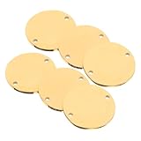 Multifonctionnel : parfait pour fabriquer des médailles pour animaux, des pendentifs, des bijoux diy, des bibelots, des médailles d'oreilles pour animaux - en acier inoxydable, peut donner efficacement aux autres les informations sur vos animaux de compagnie, ce qui vous aide à retrouver l'animal s'il se perd, des médailles en acier inoxydable, des médailles vierges à graver