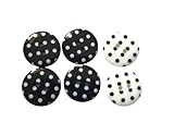 27 Pcs Mix Size Retro Polka Dot Buttons 2 Hole Mix Assorted Color