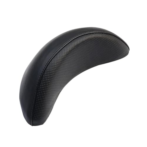 Coussin de dossier moto sissy bar haut de gamme en cuir noir pour selle Kawasaki et Honda