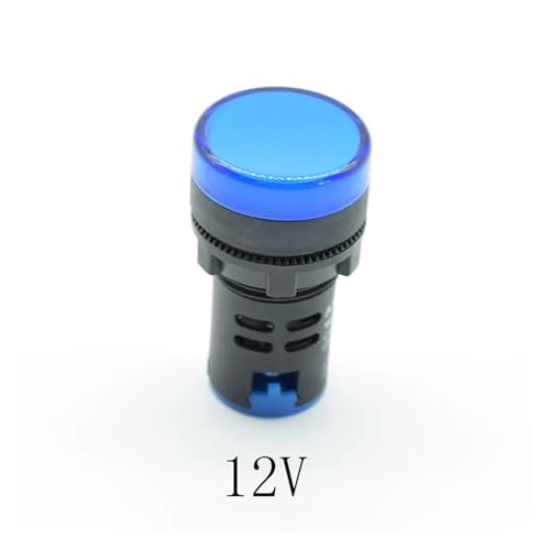 Luz indicadora LED 22mm para panel 110V amarillo evita fallos de conexión 2