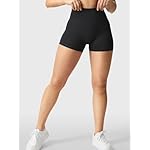YEOREO Women's Biker Shorts 2.5" No Front Seam Elysina High Waist Hidden Scrunch Workout Gym Yoga Running Shorts - Image 5