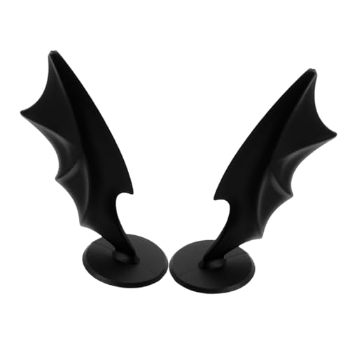 VOSAREA Unique Suction Cup Ski Helmet Wings Adhesive Novelty Wings for Bicycle Helmets