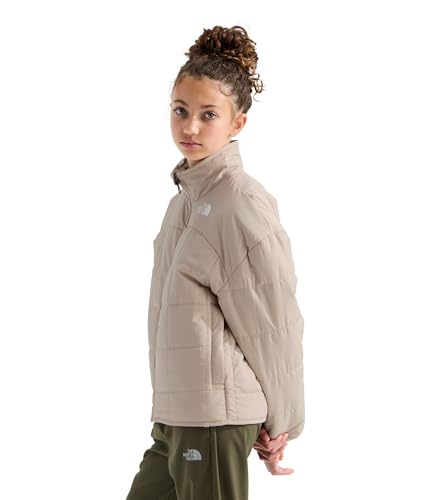 Image of THE NORTH FACE Girls Reversible Shasta Full Zip Jacket | Puffer Coat With Synthetic Insulation, Fleece Lined, Water Repellent