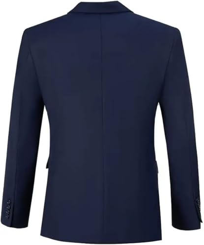 Men 3-Piece Wedding Groom Suit Slim Fit Blazer Vest Pants Business Formal Party Outfit3